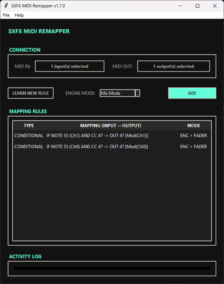 SXFX MIDI Remapper
